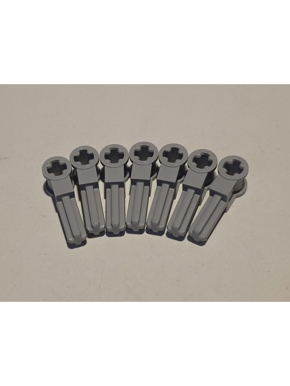 LEGO x 5 Light Bluish Gray Technic, Axle 2L with Reverser Handle Axle Connector
